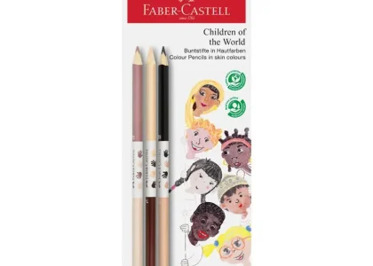 faber castell set of grip colored pencils children of the world edition 3 pcs the stationers 1946x Art Supplies Store Online Pakistan