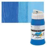 Daler Rowney System3 Acrylic Paint Fluorescent Blue – 500ml
