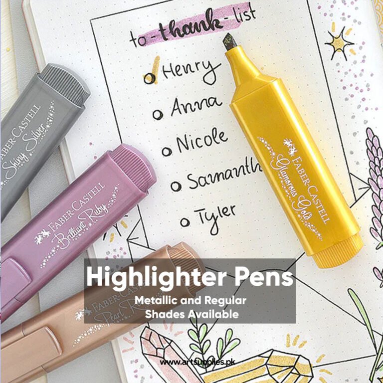 highlighter pens online Pakistan Art Supplies Store Online Pakistan