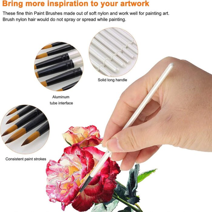 best round brush in different sizes Art Supplies Store Online Pakistan
