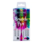 Royal Talens Ecoline Brush Pen - 5 Brush Pen Set