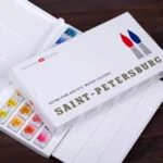 White Nights Artist Watercolor set of 24 Full Pans Saint Petersburg Edition Plastic Box