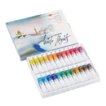 White Nights Watercolor Paints Set Of 24 Tubes – 10ml