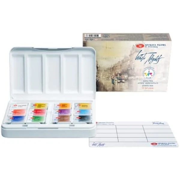 ArtistWatercolorsetof12FullPansIWSPlasticBox Art Supplies Store Online Pakistan