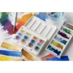 White Nights Artist Watercolor set of 12 Full Pans Urban Landscape ThemePlastic Box - Image 7