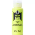 Folk Art Glow In Dark Acrylic Paint 59ml