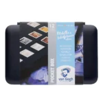 Royal Talens Van Gogh Watercolor Paint Half Pan Set 12x10ml