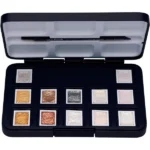 Royal Talens Van Gogh Watercolor Paint Half Pan Set 12x10ml - Image 4