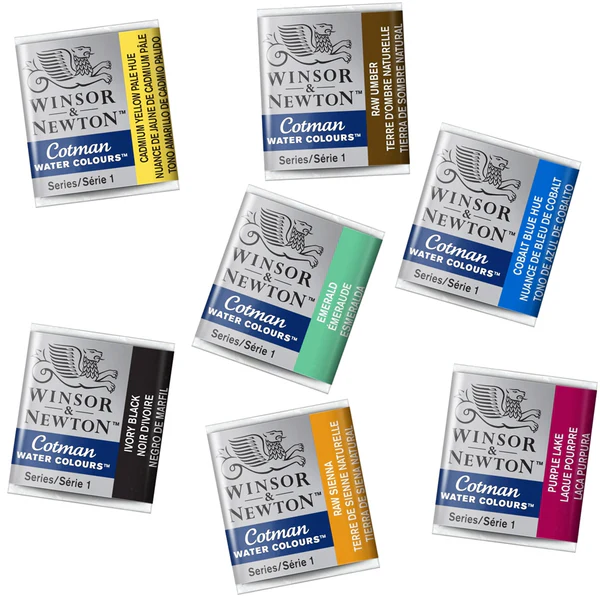 Winsor Newton Cotman Water Color Cake Half Pan Refill 2 Art Supplies Store Online Pakistan