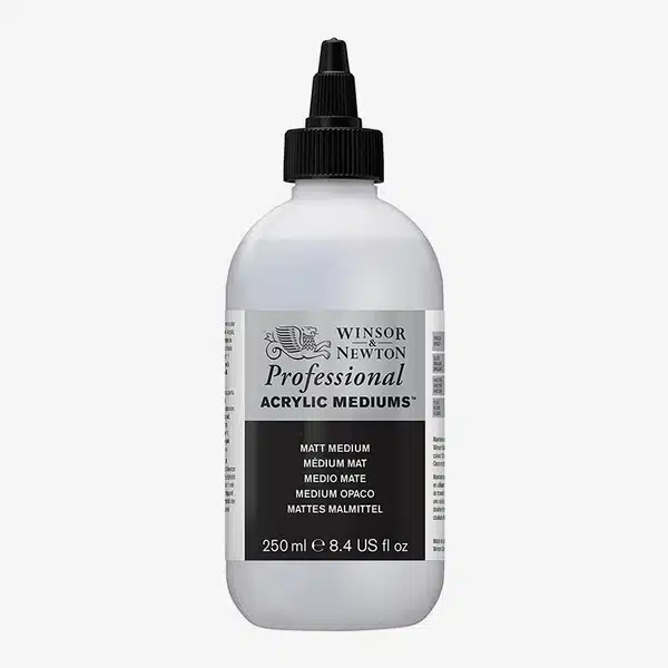 Winsor-Newton-Professional-Acrylic-Matt-Medium-250ml Winsor Newton Professional Acrylic Matt Medium 250ml - Image 1