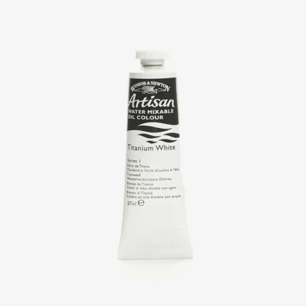 Winsor Newton Water Mixable Oil Paint Titanium White 37ml Tube