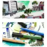 Faber Castell Pitt Artist Pen Brush Tip Marker Wallet of 6