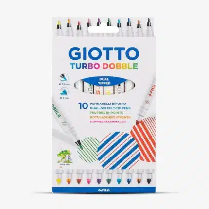 Giotto Turbo Double Tip Color Marker Set Of 10