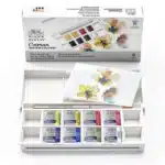 Winsor Newton Cotman Water Colour 8 Half Pen Floral Pocket Set - Image 2