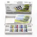 Winsor Newton Cotman Water Colour 8 Half Pen Landscape Pocket Set - Image 2