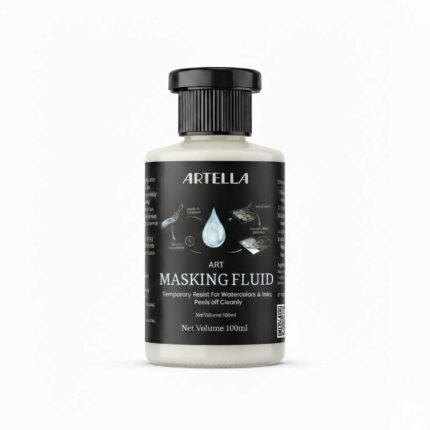 Artella Art Masking Fluid 100ml – Artist grade for watercolor painting