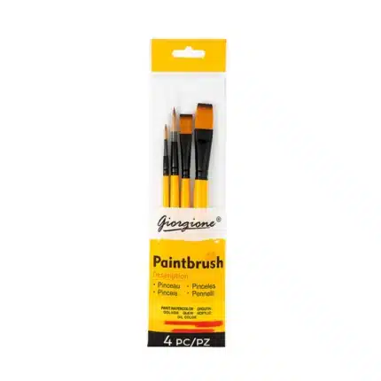 Giorgione Paint Brush Set – 4 Pcs