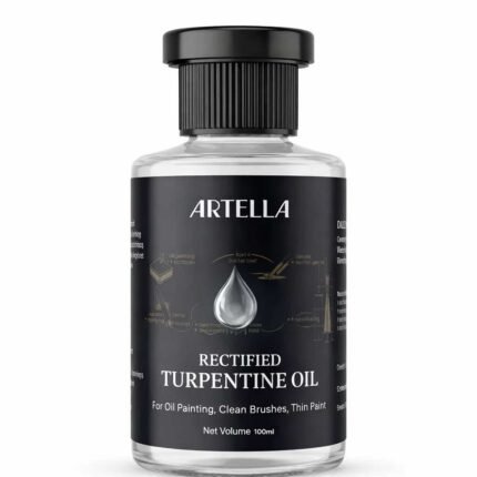 Artella Rectified Turpentine Oil 100ml for oil painting solvent