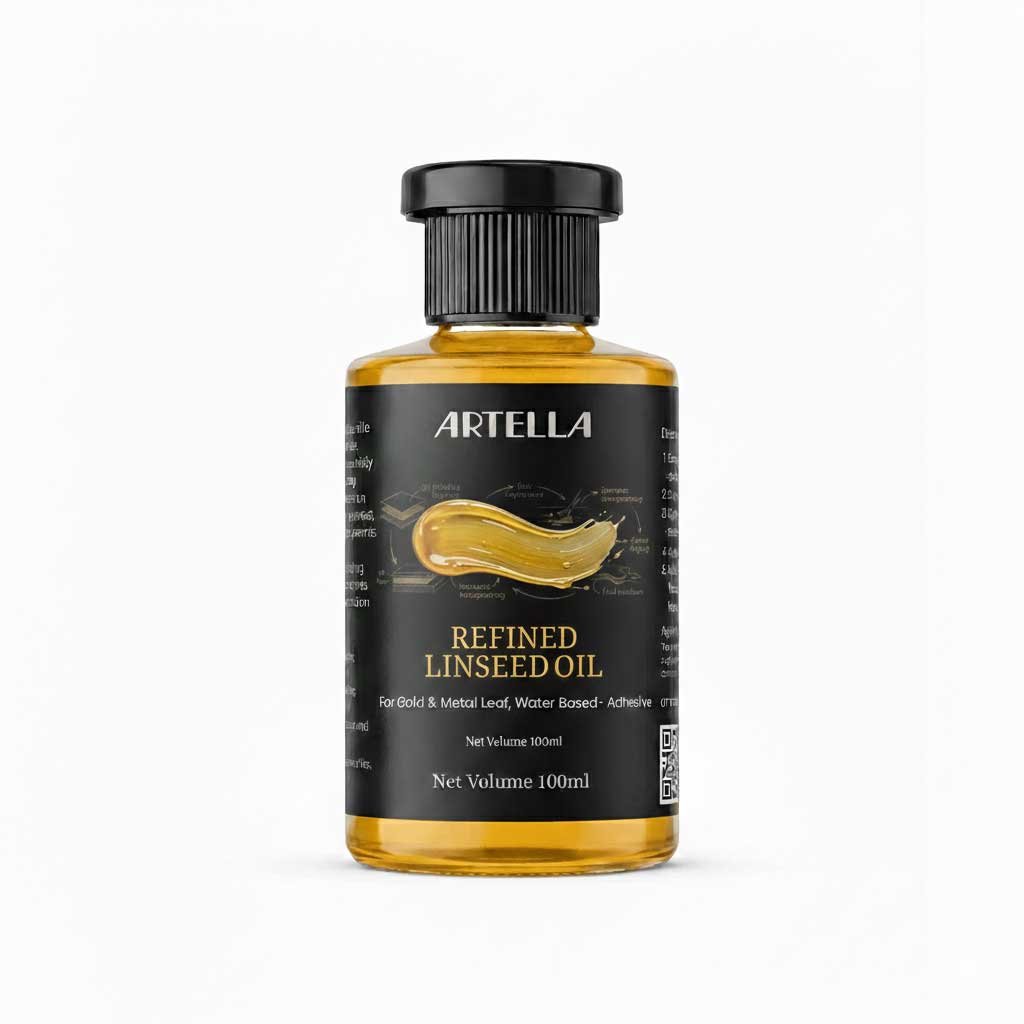 Artella Refined Linseed Oil 100ml Artella Refined Linseed Oil 100ml for oil painting medium