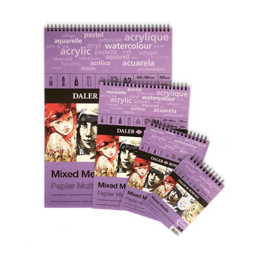 Daler Rowney Mixed Media Spiral Sketchbook 30 Pages 280gsm