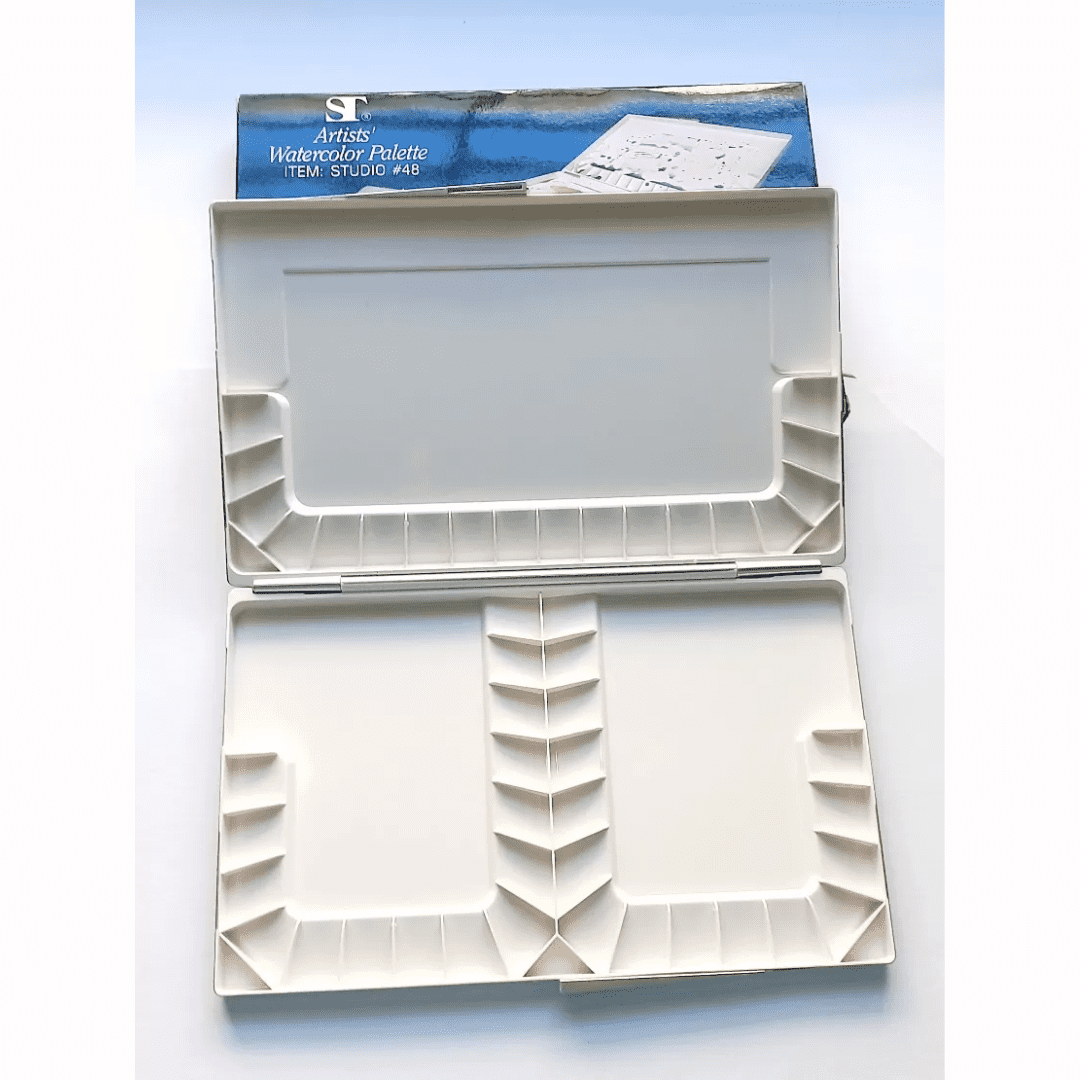 ST Artists Watercolor Palette With 48 Shelves ST Artists Watercolor Palette With 48 Shelves
